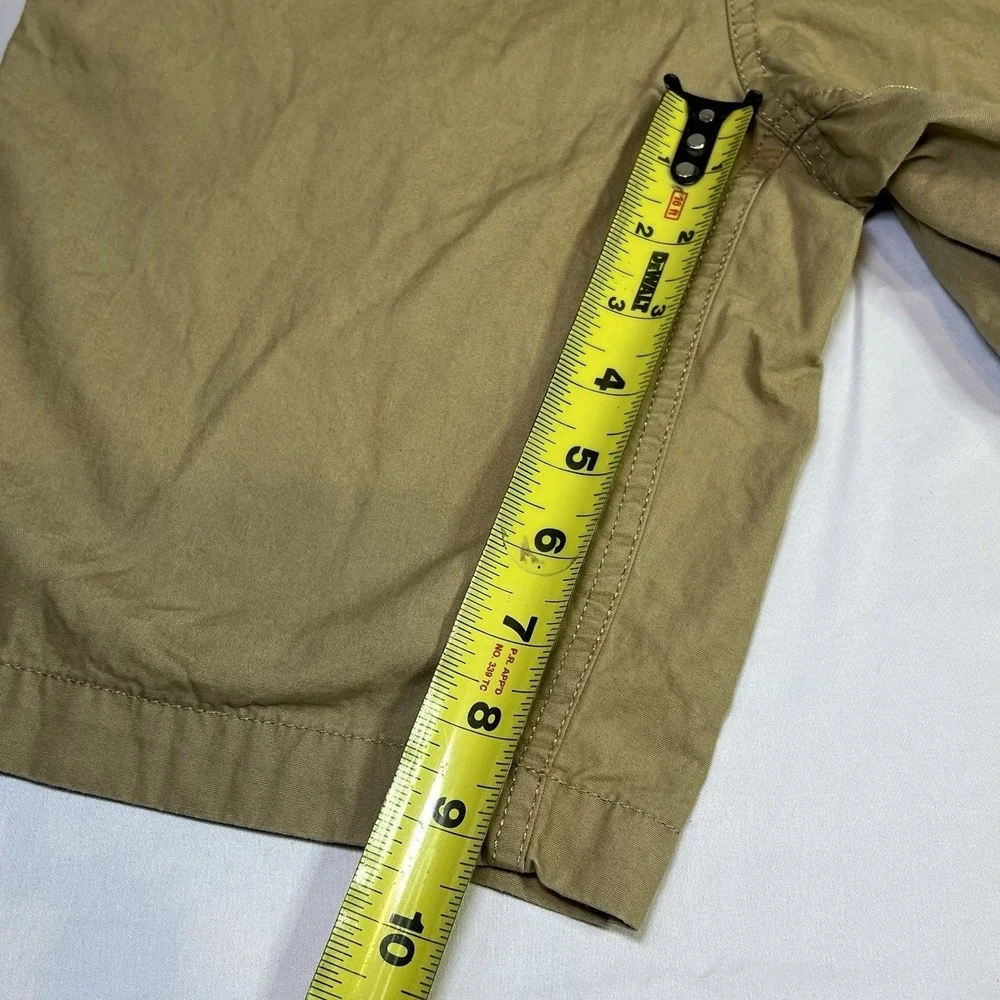 CHILDREN'S PLACE BOYS SIZE 14 KHAKI CARGO UNIFORM SHORTS ADJUSTABLE WAIST‎